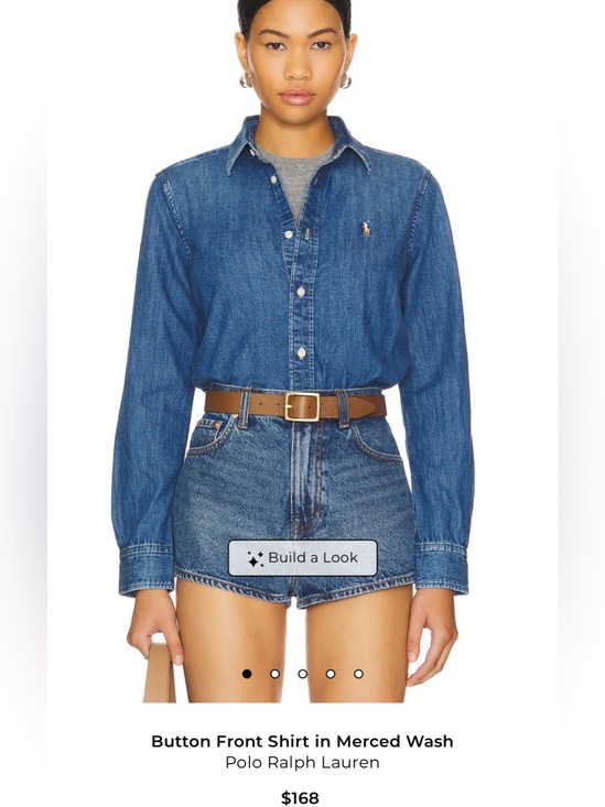 Ralph Lauren Other - Ralph Lauren Denim Button-Up Shirt in Dark Blue